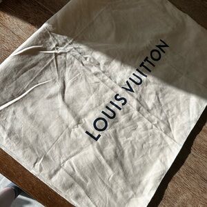 Louis Vuitton Cream Dust Bag